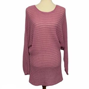 SHEIN Dolman Sleeve Knitted Sweater